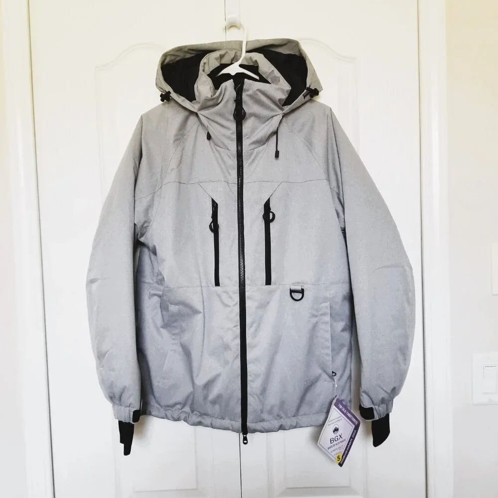 NWT! Blue Magic BGX Waterproof Outdoor Zipper Jacket Coat Parka w/Hood & Pockets
